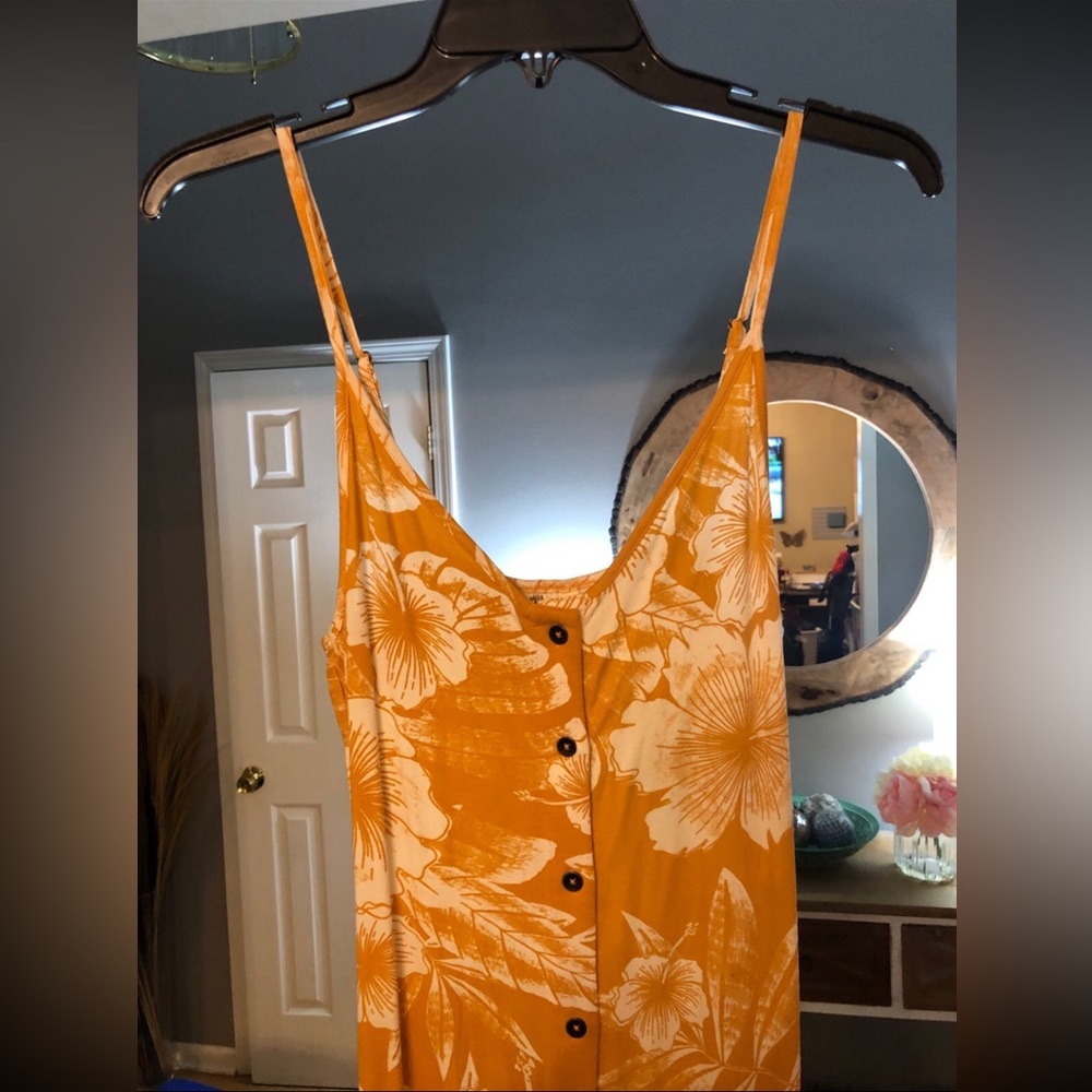 New Roxy Button Down Dress - Picture 2 of 7